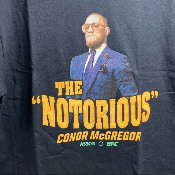NEW - Anti Social Social Club - Conor McGregor UFC Tee Shirt - Black - Large - Picture 2 of 6